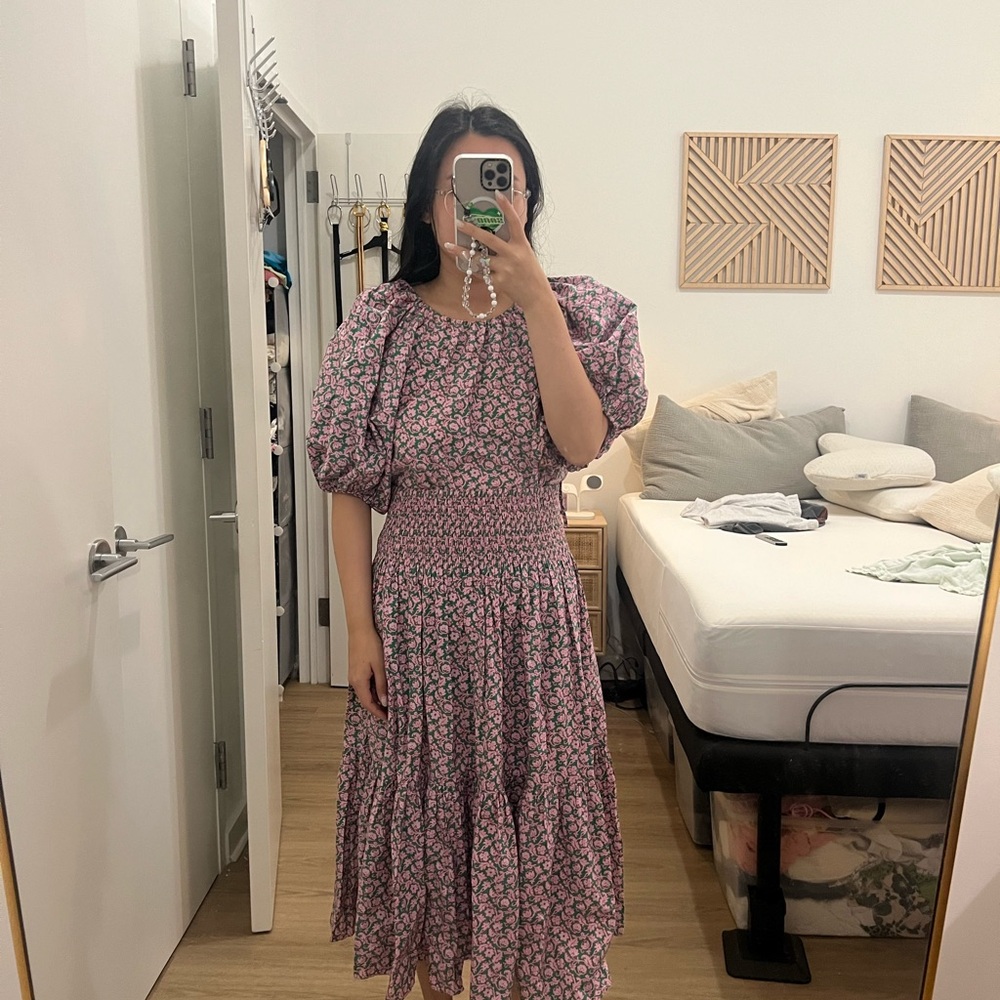 RHODE Resort Pink and Green Floral Set